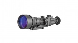 3.Night Optics Gladius 760 Gen 4G 6x Night Vision Riflescope, Mil-Dot Reticle B W Gated, Manual Gain, Filmless, Black NS-7604GBM